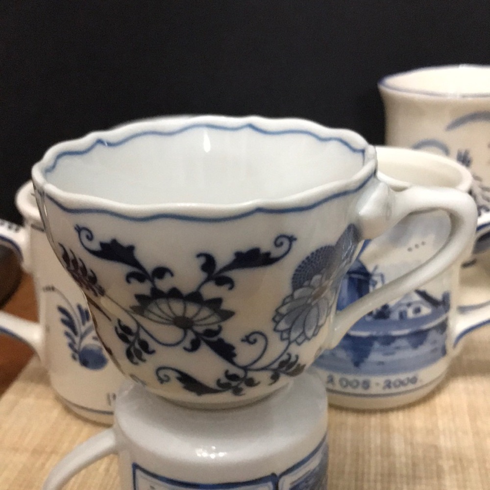 Blue Danube Collectible Tea cup Hand-painted
